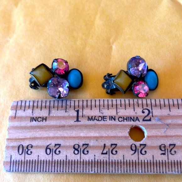 Stunning Sorrelli Vintage Clip On Earrings - Picture 8 of 10